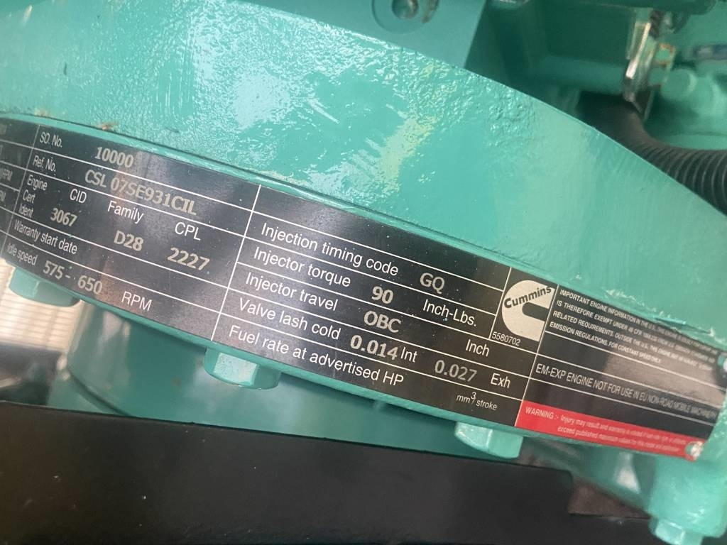Cummins C1400D5 - 1.400 kVA Generator - DPX-18532-O - Generator set: picture 5 Cummins C1400D5 - 1.400 kVA Generator - DPX-18532-O - Generator set: picture 5