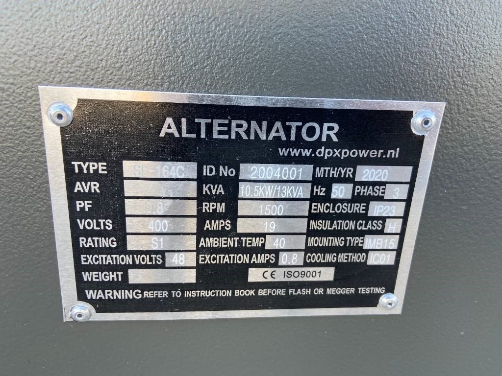 DPX SF-164C - 13 kVA Alternator - DPX-33801 - Generator set: picture 4 DPX SF-164C - 13 kVA Alternator - DPX-33801 - Generator set: picture 4