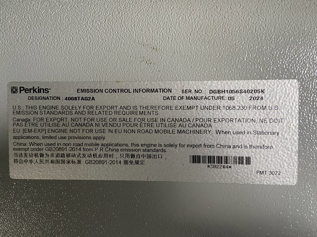New Generator set Perkins 4008TAG2A - 1100 kVA Generator - DPX-19820: picture 10
