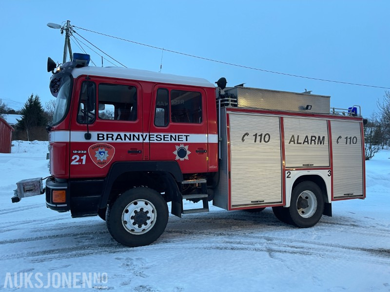 1991 MAN 12.232 FA Brannbil med kun 31150 km, registrert som motorredskap - Fire truck: picture 2 1991 MAN 12.232 FA Brannbil med kun 31150 km, registrert som motorredskap - Fire truck: picture 2