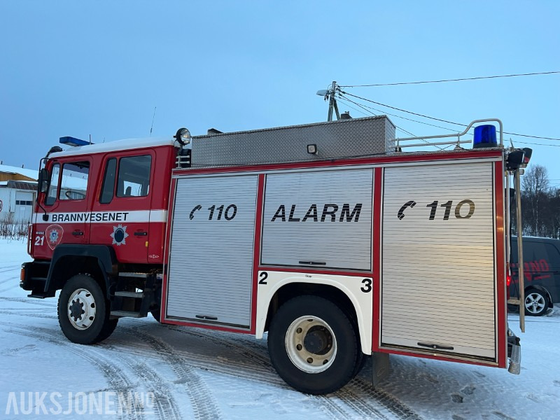 1991 MAN 12.232 FA Brannbil med kun 31150 km, registrert som motorredskap - Fire truck: picture 3 1991 MAN 12.232 FA Brannbil med kun 31150 km, registrert som motorredskap - Fire truck: picture 3