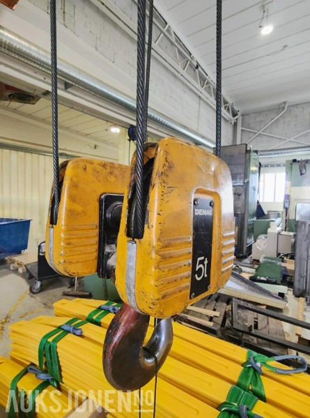 1997 Demag ZKKE Traverskran - Bredde 8500 mm - løftekapasitet 5 tonn - Crane: picture 4 1997 Demag ZKKE Traverskran - Bredde 8500 mm - løftekapasitet 5 tonn - Crane: picture 4