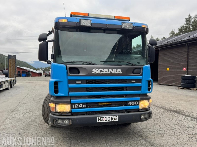 1997 Scania P124 400 kranbil med 3-veis tipp og klype - Crane truck: picture 3 1997 Scania P124 400 kranbil med 3-veis tipp og klype - Crane truck: picture 3