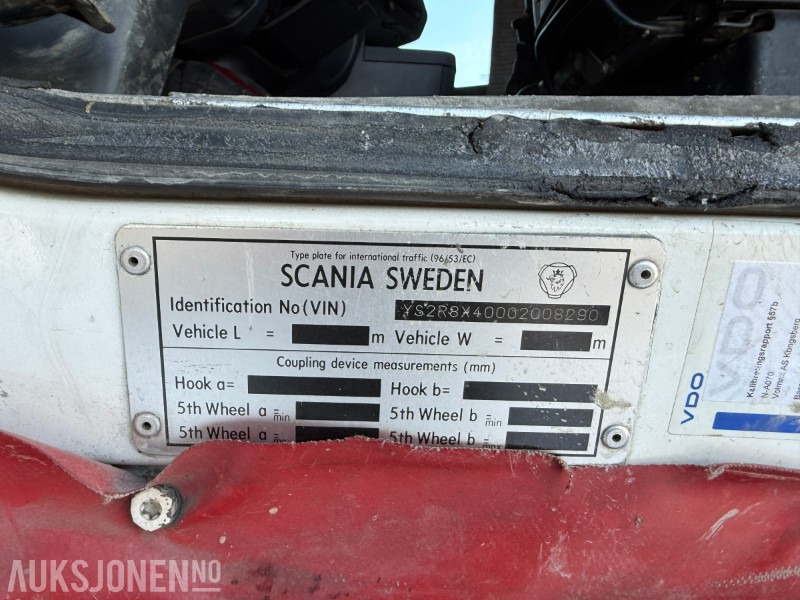 Hook lift truck 2005 Scania R500 8x4 krokbil EU-Godkjent fram til 03-2026: picture 19