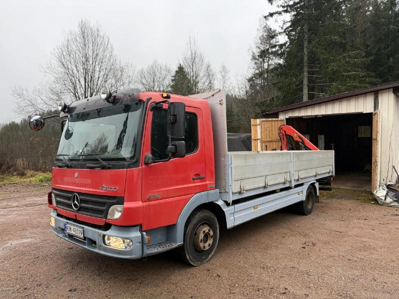 2007 Mercedes-Benz 818 planbil med kran / Nylig EU-godkjent - Dropside/ Flatbed truck: picture 1 2007 Mercedes-Benz 818 planbil med kran / Nylig EU-godkjent - Dropside/ Flatbed truck: picture 1