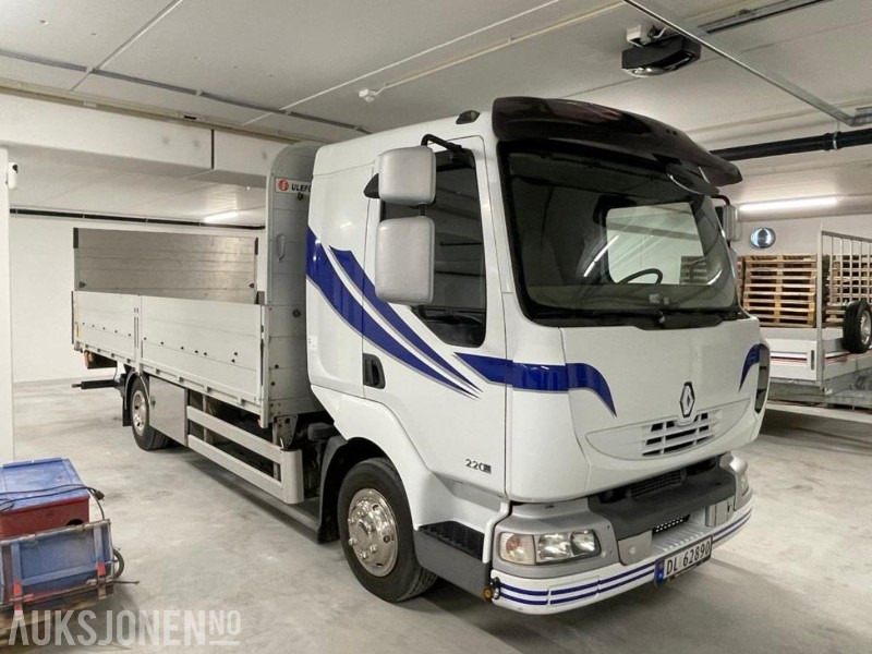 2007 RENAULT MIDLUM LASTEBIL - PLANBIL MED LIFT. KUN 95544 KM! - Dropside/ Flatbed truck: picture 3 2007 RENAULT MIDLUM LASTEBIL - PLANBIL MED LIFT. KUN 95544 KM! - Dropside/ Flatbed truck: picture 3