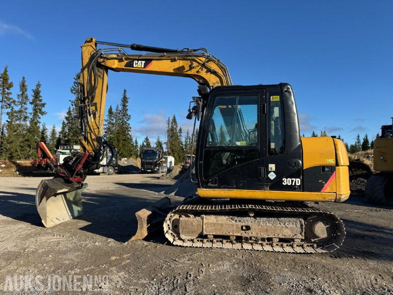 2010 Cat 307D GRAVEMASKIN, TILTROTATOR, 2 SKUFFER, DIESELVARMER - Excavator: picture 2 2010 Cat 307D GRAVEMASKIN, TILTROTATOR, 2 SKUFFER, DIESELVARMER - Excavator: picture 2