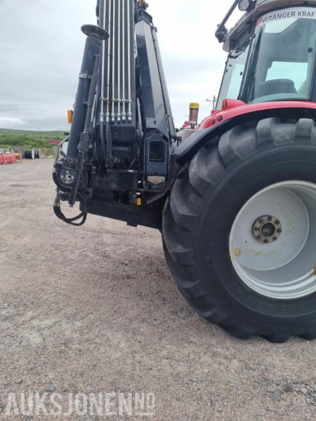 2010 Massey Ferguson 5470 Dyna 4 med Kran - Hiab 122E-5 HiDuo - Gaffler - Skuffe - 1453KM - Farm tractor: picture 5 2010 Massey Ferguson 5470 Dyna 4 med Kran - Hiab 122E-5 HiDuo - Gaffler - Skuffe - 1453KM - Farm tractor: picture 5