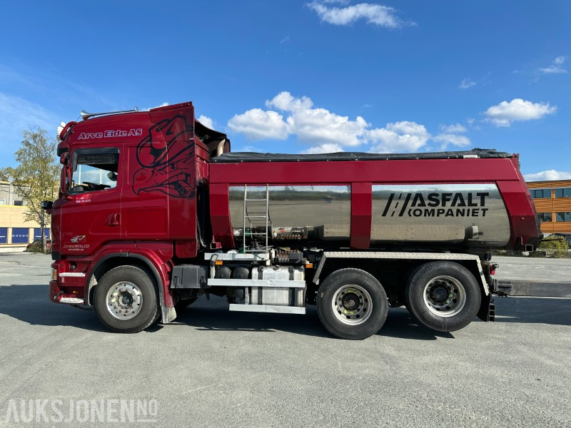 2013 Scania R500 tippbil med asfaltbalje og tippkasse - Brøyterigget - Euro 5 - Tipper: picture 5 2013 Scania R500 tippbil med asfaltbalje og tippkasse - Brøyterigget - Euro 5 - Tipper: picture 5