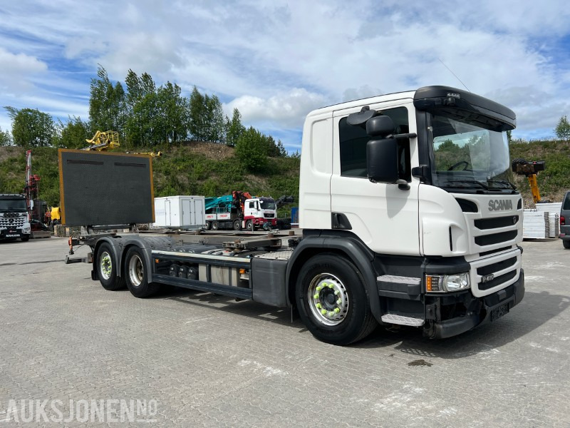 2016 Scania P410 containerbil, lav km, EU, 411 hk, baklem, automat - Container transporter/ Swap body truck: picture 3 2016 Scania P410 containerbil, lav km, EU, 411 hk, baklem, automat - Container transporter/ Swap body truck: picture 3