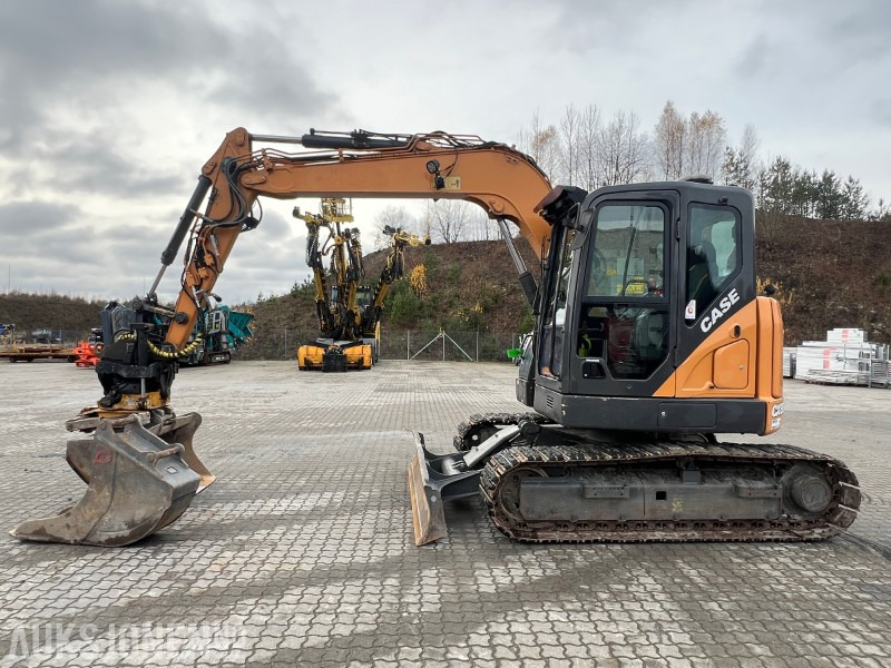 2019 Case CX85D SR, Tilt med gripekasett, to skuffer, sentralsmøring - Excavator: picture 2 2019 Case CX85D SR, Tilt med gripekasett, to skuffer, sentralsmøring - Excavator: picture 2