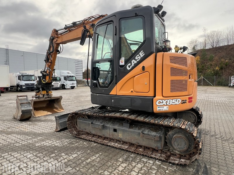 2019 Case CX85D SR, Tilt med gripekasett, to skuffer, sentralsmøring - Excavator: picture 3 2019 Case CX85D SR, Tilt med gripekasett, to skuffer, sentralsmøring - Excavator: picture 3