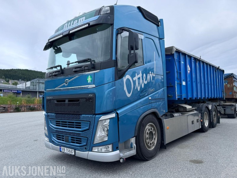 2019 Volvo FH 540 - 6x2 - Krokbil - Fjernstyrt Palfinger krokløftpåbygg med knekk på tårn - Nylig EU godkjent - Hook lift truck: picture 1 2019 Volvo FH 540 - 6x2 - Krokbil - Fjernstyrt Palfinger krokløftpåbygg med knekk på tårn - Nylig EU godkjent - Hook lift truck: picture 1