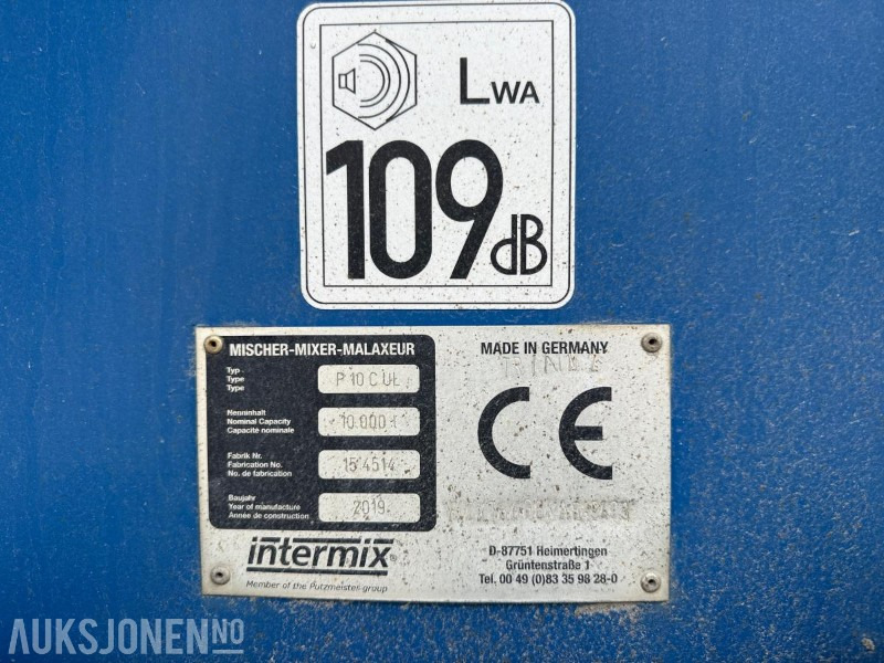 Concrete mixer truck 2019 Volvo FMX Betongbil 8X4 EURO6 237166 km - EU godkjent: picture 14