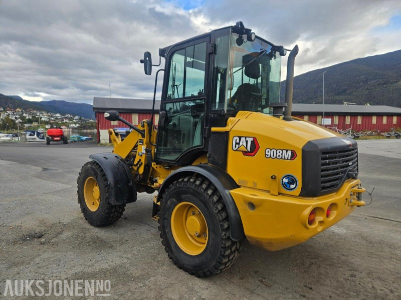 2020 Cat 908M 1.3m3 Skuffe. Pallegaffel - Wheel loader: picture 3 2020 Cat 908M 1.3m3 Skuffe. Pallegaffel - Wheel loader: picture 3