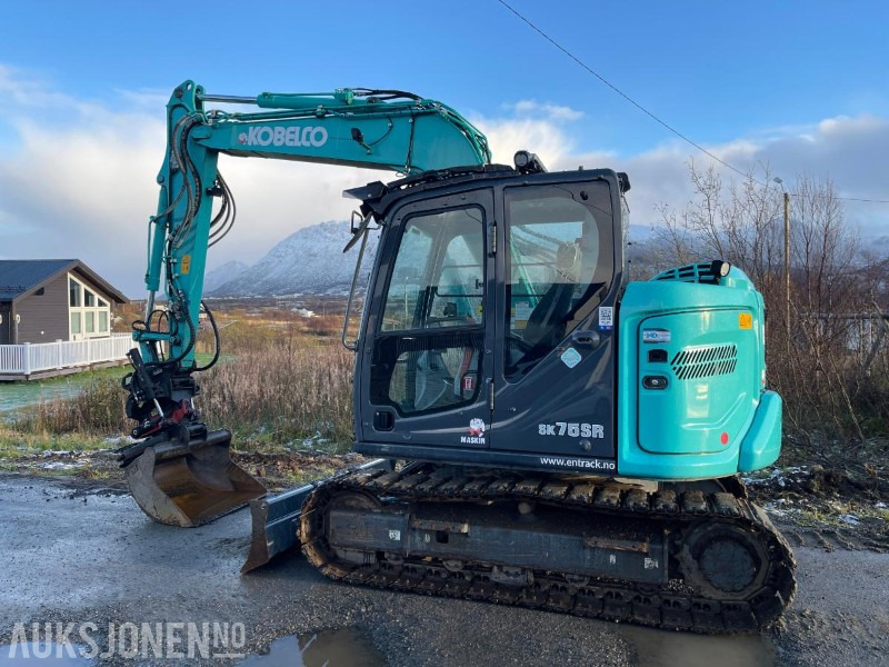 2021 Kobelco SK75SR-7 Gravemaskin med skjær, tiltrotator med gripekassett, nylig sertifisert, kun 2400 timer - Excavator: picture 3 2021 Kobelco SK75SR-7 Gravemaskin med skjær, tiltrotator med gripekassett, nylig sertifisert, kun 2400 timer - Excavator: picture 3