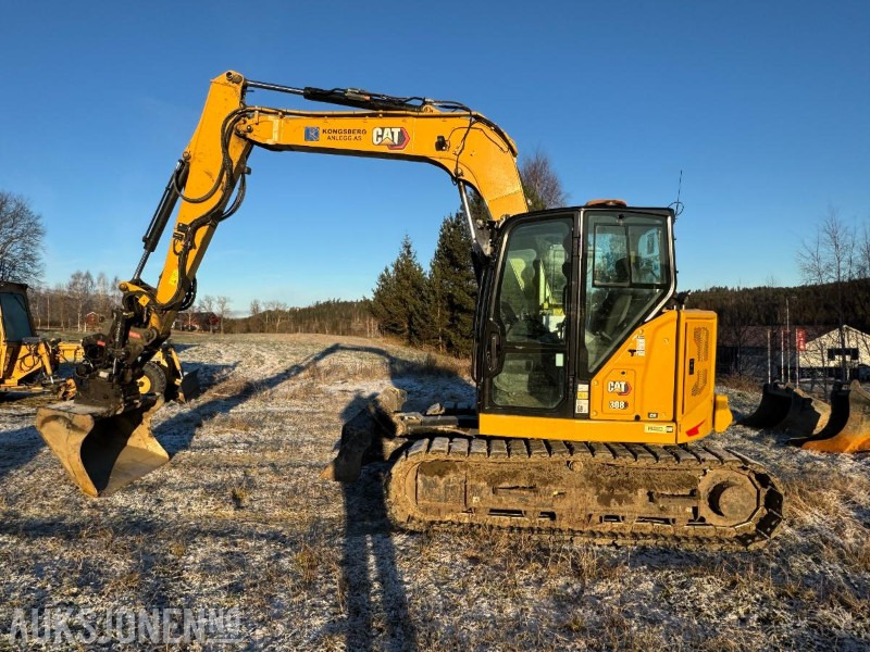 2022 Cat 308CR gravemaskin med gummipads / OilQuick / Engcon tiltrotator / 3 stk skuffer / 1334 timer - Excavator: picture 2 2022 Cat 308CR gravemaskin med gummipads / OilQuick / Engcon tiltrotator / 3 stk skuffer / 1334 timer - Excavator: picture 2