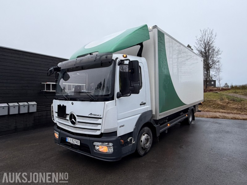 2023 Mercedes-Benz Atego 818 kjøpt ny i Norge - Baklem - 266855 km - Box truck: picture 1 2023 Mercedes-Benz Atego 818 kjøpt ny i Norge - Baklem - 266855 km - Box truck: picture 1