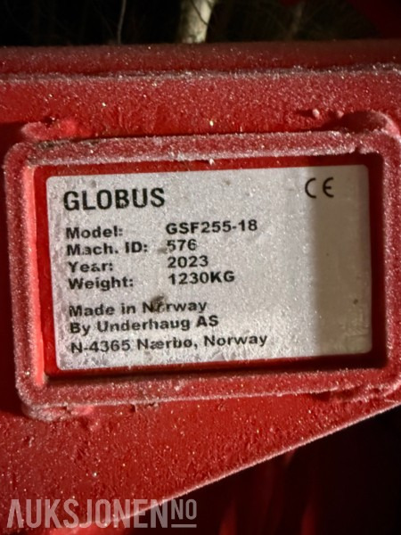 2023 Globus GSF255-18 snøfreser - Agricultural machinery: picture 3 2023 Globus GSF255-18 snøfreser - Agricultural machinery: picture 3