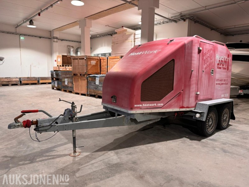 2010 HeatWork HW 3600 Mobilt varmekraftverk med diverse matter og 5 stk CliWi air systems 300 - Attachment for Construction machinery: picture 1 2010 HeatWork HW 3600 Mobilt varmekraftverk med diverse matter og 5 stk CliWi air systems 300 - Attachment for Construction machinery: picture 1