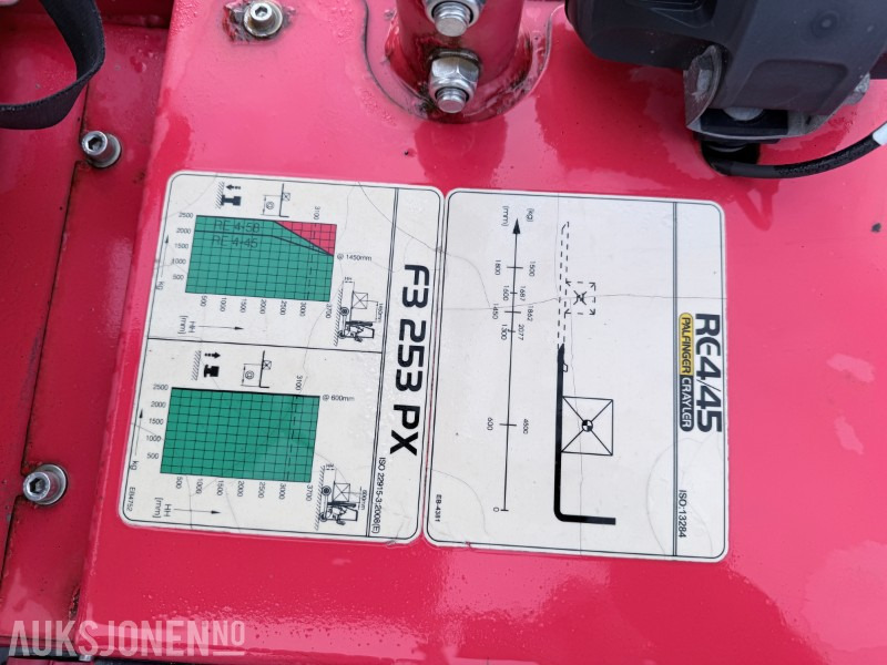Material handling equipment 2015 Palfinger F3-253 PX medbringertruck: picture 14