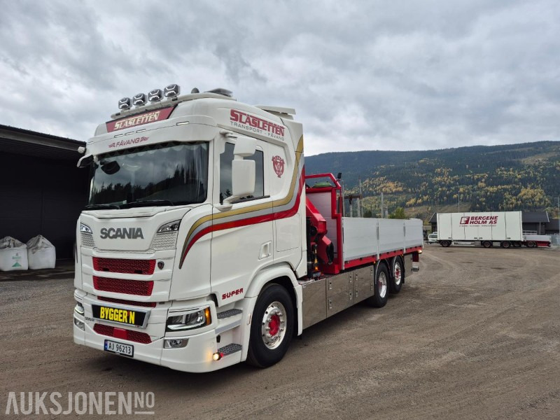 Scania R500 Kranbil med HMF2820 kran - Crane truck: picture 1 Scania R500 Kranbil med HMF2820 kran - Crane truck: picture 1