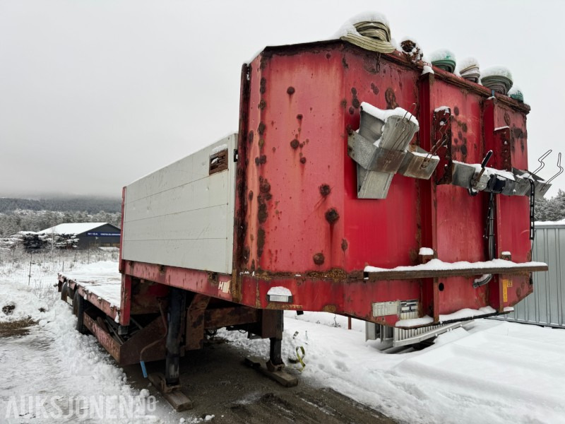 2005 Hrd 2-Akslet Semitrailer uttskyt bak og kile for tvangsstyring - Trailer: picture 2 2005 Hrd 2-Akslet Semitrailer uttskyt bak og kile for tvangsstyring - Trailer: picture 2
