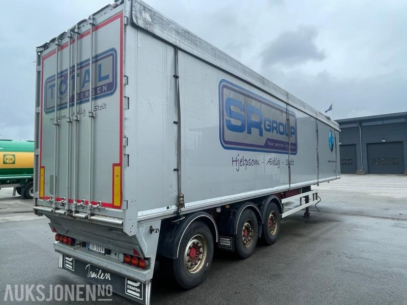 2017 Knapen K502 Walking floor tralle, NY EU - med hydraulisk vegg og tak + låsing - Tillatt totalvekt: 45000 kg. - Trailer: picture 2 2017 Knapen K502 Walking floor tralle, NY EU - med hydraulisk vegg og tak + låsing - Tillatt totalvekt: 45000 kg. - Trailer: picture 2
