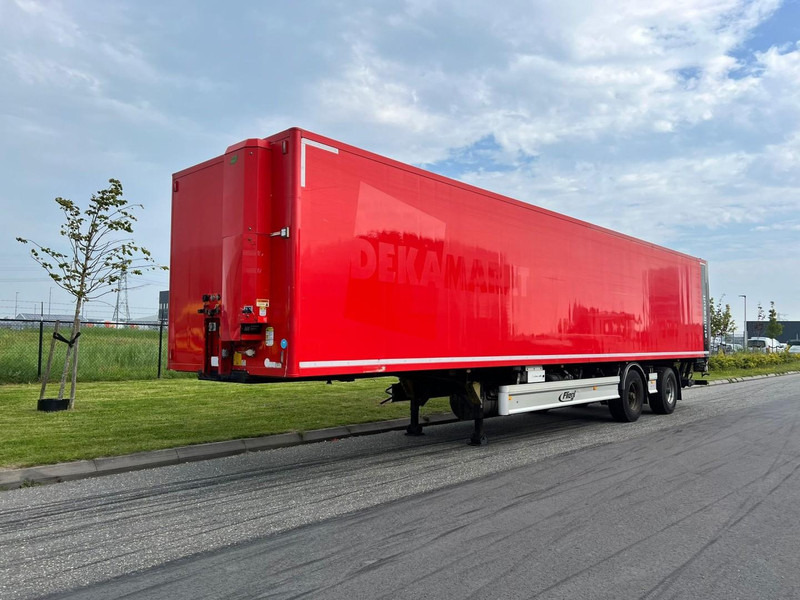 Fliegl SZS 330 Gesloten oplegger 2 Axle / / Ladklep - Closed box semi-trailer: picture 1 Fliegl SZS 330 Gesloten oplegger 2 Axle / / Ladklep - Closed box semi-trailer: picture 1
