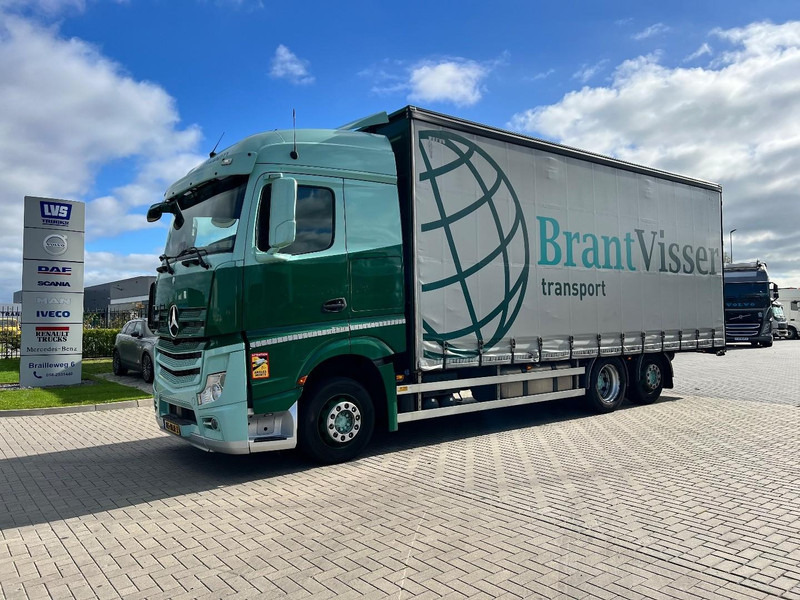 Mercedes-Benz Actros 2745 6x2 bakwagen Schuifzeilen - Curtain side truck: picture 1 Mercedes-Benz Actros 2745 6x2 bakwagen Schuifzeilen - Curtain side truck: picture 1