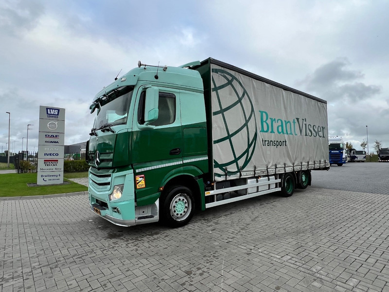 Mercedes-Benz Actros 2745 6x2 bakwagen Schuifzeilen - Curtain side truck: picture 1 Mercedes-Benz Actros 2745 6x2 bakwagen Schuifzeilen - Curtain side truck: picture 1