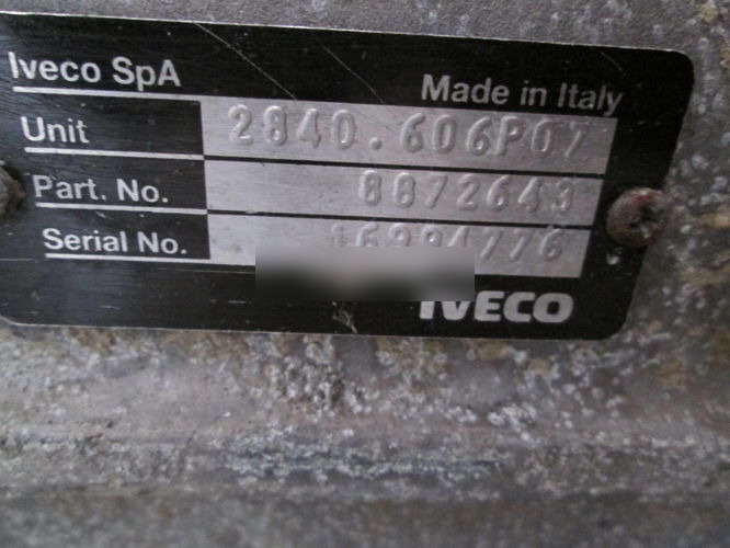 IVECO Daily 2840.6  for IVECO DAILY automobile - Gearbox for Car: picture 5 IVECO Daily 2840.6  for IVECO DAILY automobile - Gearbox for Car: picture 5
