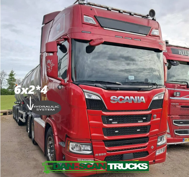 Scania R590 V8 NGS Rear steering 6x2*4. Air / Air suspension. Hydr. system - Tractor truck: picture 2 Scania R590 V8 NGS Rear steering 6x2*4. Air / Air suspension. Hydr. system - Tractor truck: picture 2
