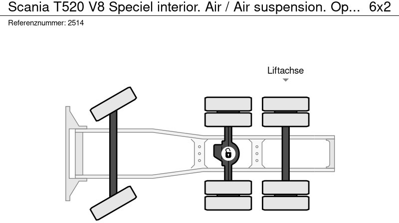 Tractor truck Scania T520 V8 Speciel interior. Air / Air suspension. Opticruise / Retarder .PTO on Engine and gearbox. New Hydr. system.: picture 20