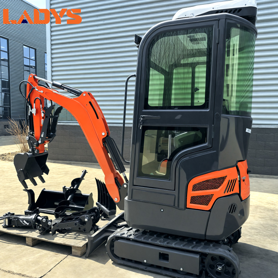 New Mini excavator LADYS DY18 Mini Excavator CE Certification Kubota Engine(Factory Outlet) Mini Pelle Minibagger Minikoparka Miniexcavadora: picture 6