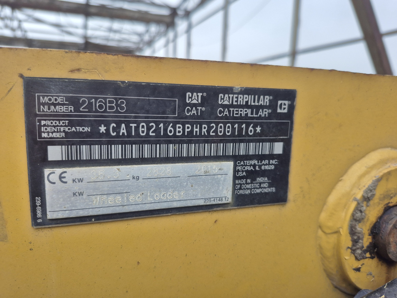 CATERPILLAR 216B3 leasing CATERPILLAR 216B3: picture 8
