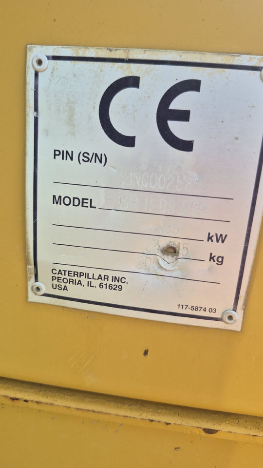 Bulldozer CATERPILLAR D6R II DS LGP: picture 12 Bulldozer CATERPILLAR D6R II DS LGP: picture 12