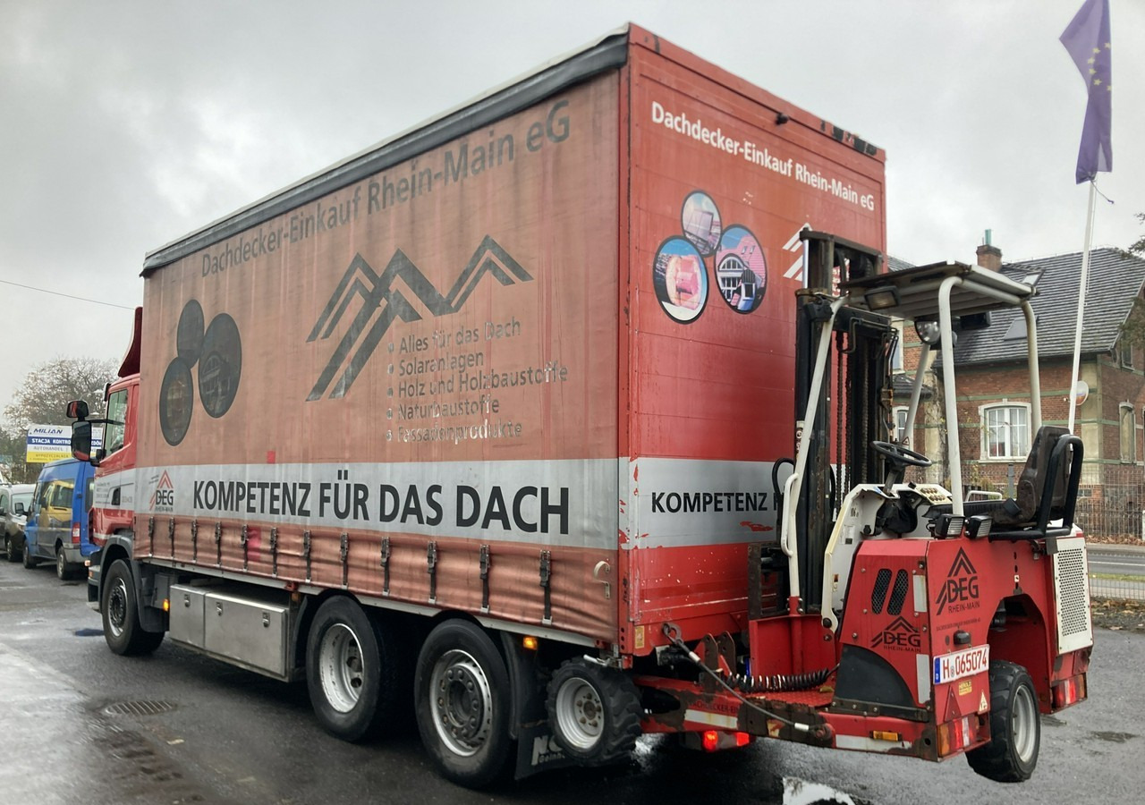 Inna Inny Scania G320 Wózek PALFINGER Firanka Plandeka plandeka Moffett - Curtain side truck: picture 5 Inna Inny Scania G320 Wózek PALFINGER Firanka Plandeka plandeka Moffett - Curtain side truck: picture 5