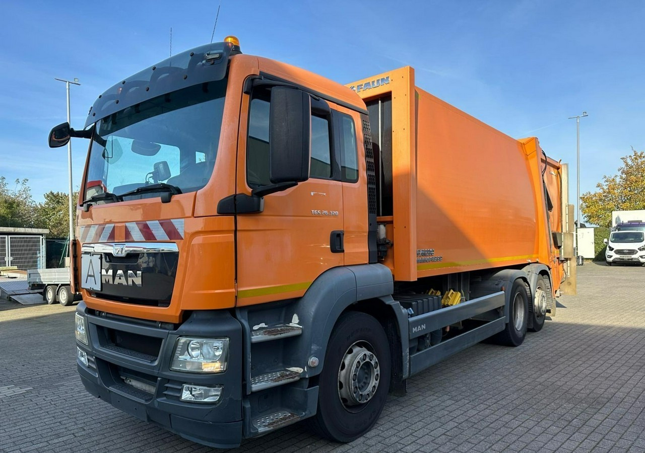 MAN Inny MAN TGS 26.320 FAUN VARIOPRESS Śmieciarka Prasa Model 2014 - Garbage truck: picture 1 MAN Inny MAN TGS 26.320 FAUN VARIOPRESS Śmieciarka Prasa Model 2014 - Garbage truck: picture 1