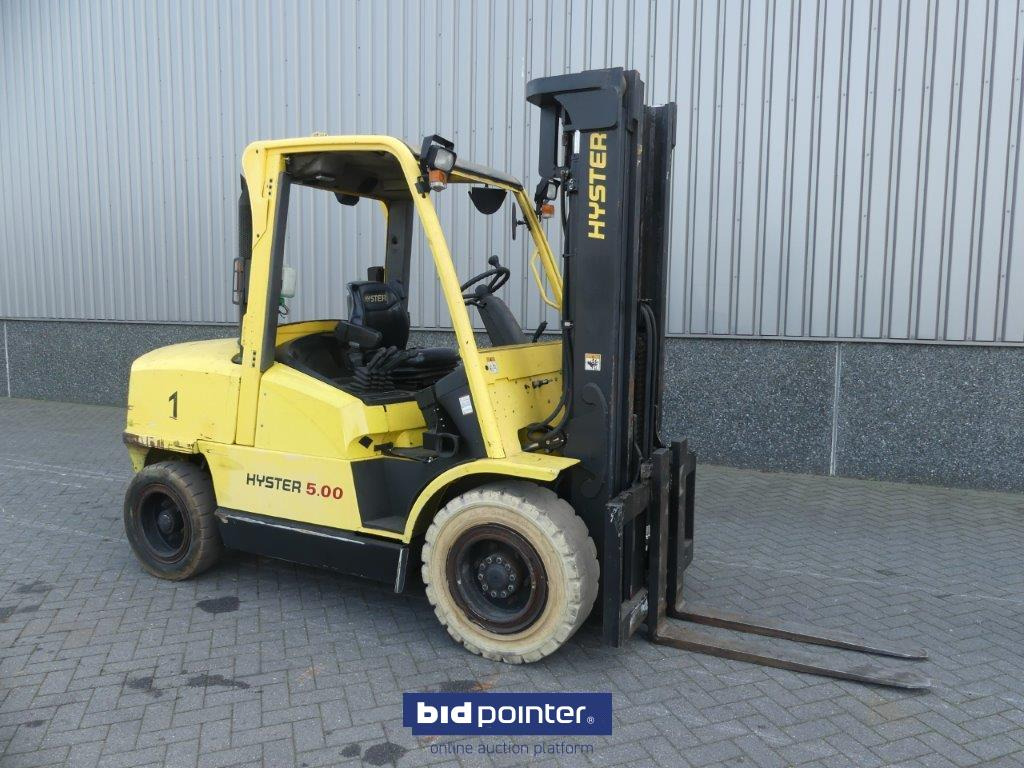 Hyster H5.00x Year 2001 - Diesel forklift: picture 2 Hyster H5.00x Year 2001 - Diesel forklift: picture 2