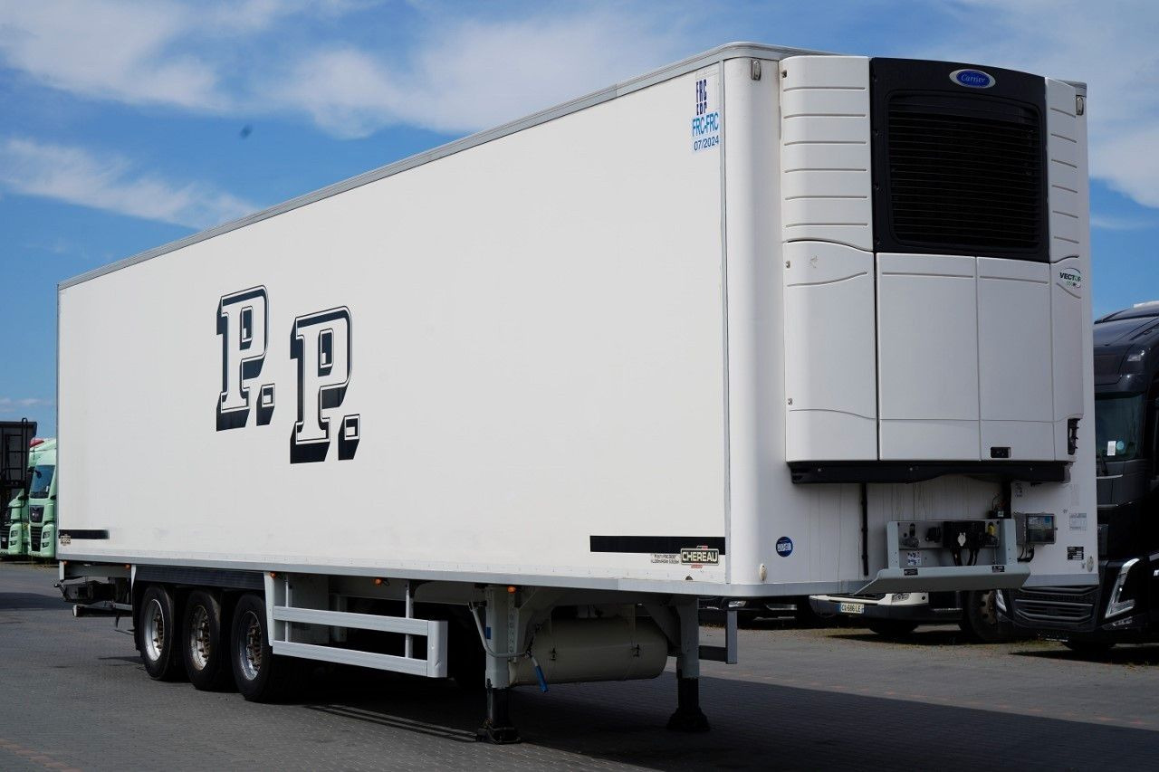Chereau CHŁODNIA / CARRIER VECTOR 1950MT / DOPPELSTOCK - Refrigerator semi-trailer: picture 1 Chereau CHŁODNIA / CARRIER VECTOR 1950MT / DOPPELSTOCK - Refrigerator semi-trailer: picture 1