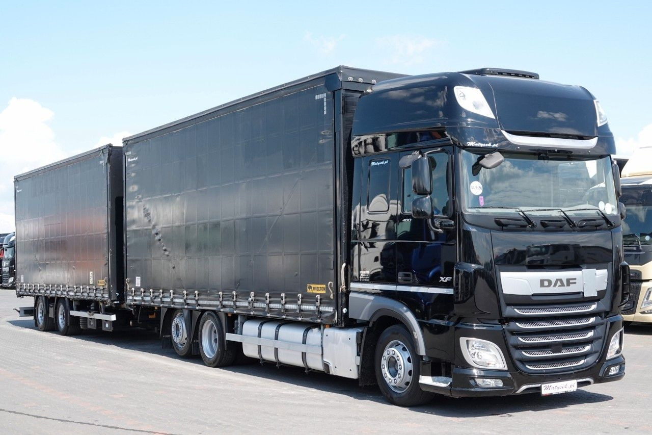 DAF XF 480 / ZESTAW TANDEM / 120 M3 / PRZEJAZDOWY / - Curtain side truck: picture 2 DAF XF 480 / ZESTAW TANDEM / 120 M3 / PRZEJAZDOWY / - Curtain side truck: picture 2