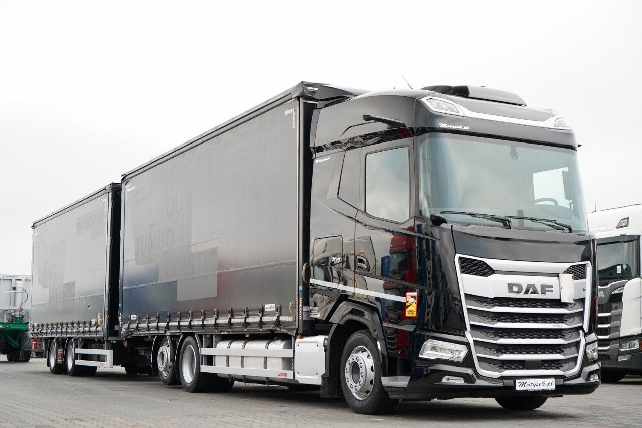 DAF XG 480 / ZESTAW TANDEM / 120 M3 / PRZEJAZDOWY / - Curtain side truck: picture 4 DAF XG 480 / ZESTAW TANDEM / 120 M3 / PRZEJAZDOWY / - Curtain side truck: picture 4