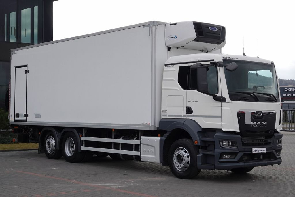 MAN TGS 26.360 / 6x2 / CHŁODNIA -8,2 M / SUPRA 850MT - Refrigerator truck: picture 1 MAN TGS 26.360 / 6x2 / CHŁODNIA -8,2 M / SUPRA 850MT - Refrigerator truck: picture 1