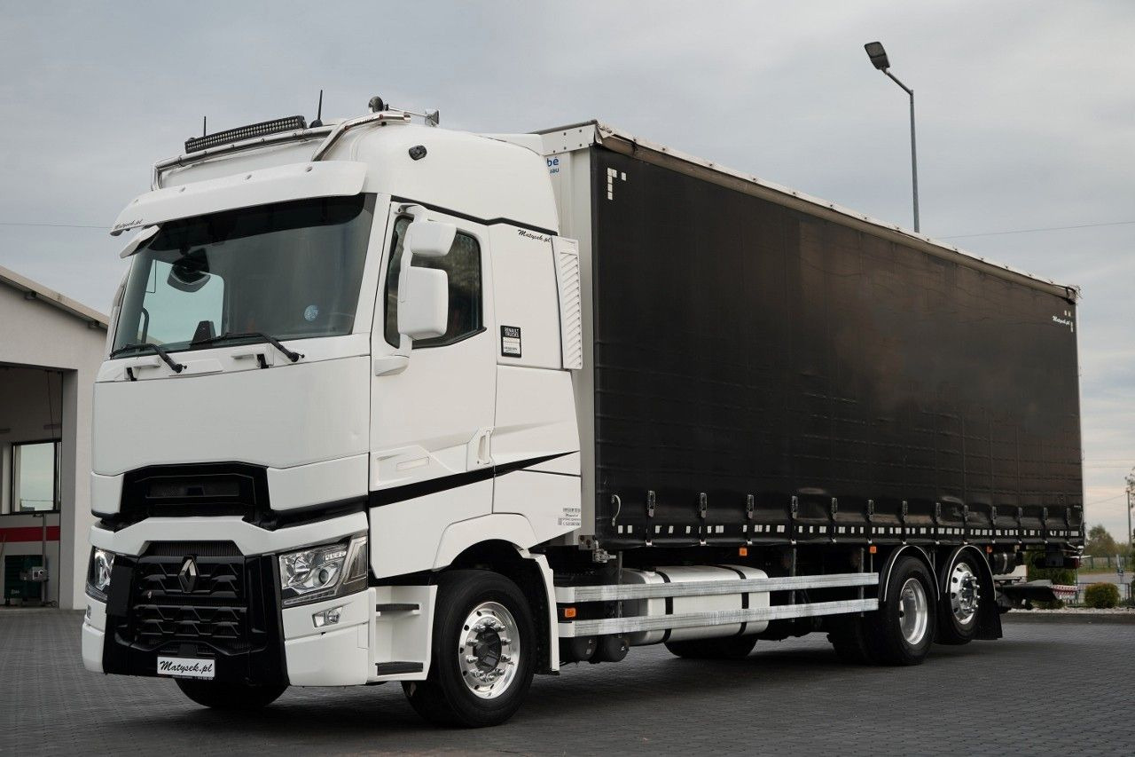 Renault T 440 / 6X2 / SOLÓWKA / FIRANKA 9.5 M / I-PARK C - Curtain side truck: picture 2 Renault T 440 / 6X2 / SOLÓWKA / FIRANKA 9.5 M / I-PARK C - Curtain side truck: picture 2