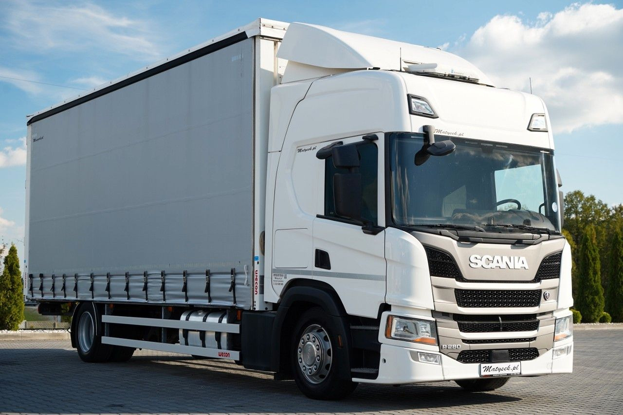 Scania SCANIA P 280 / SOLÓWKA / 4X2 / MEGA / I-PARK CO - Curtain side truck: picture 1 Scania SCANIA P 280 / SOLÓWKA / 4X2 / MEGA / I-PARK CO - Curtain side truck: picture 1
