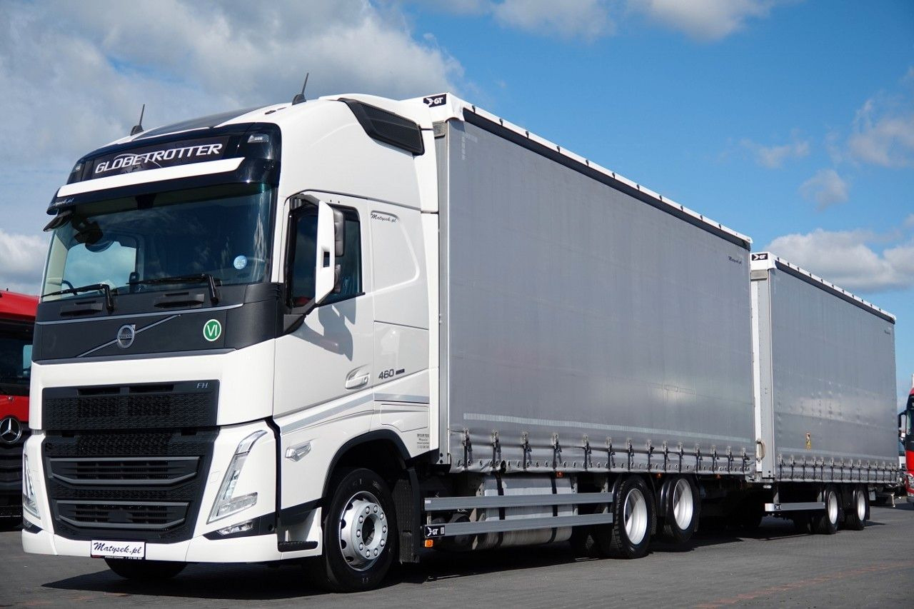 Volvo FH 460 / ZESTAW TANDEM / 120 M3 / CAŁY NA PODUS - Curtain side truck: picture 1 Volvo FH 460 / ZESTAW TANDEM / 120 M3 / CAŁY NA PODUS - Curtain side truck: picture 1