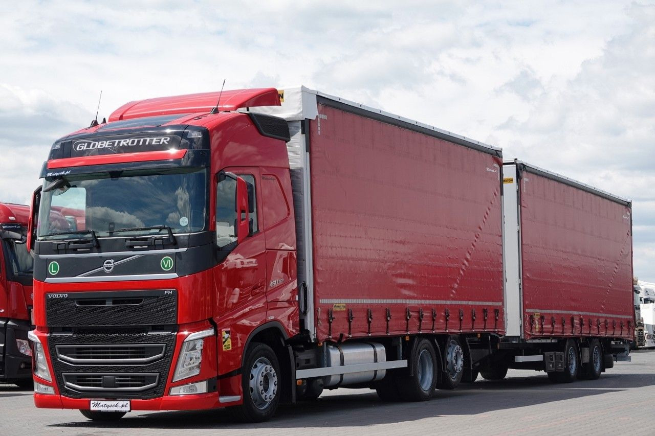 Volvo FH 460 / ZESTAW TANDEM 120 M3 / I-PARK COOL - Curtain side truck: picture 2 Volvo FH 460 / ZESTAW TANDEM 120 M3 / I-PARK COOL - Curtain side truck: picture 2