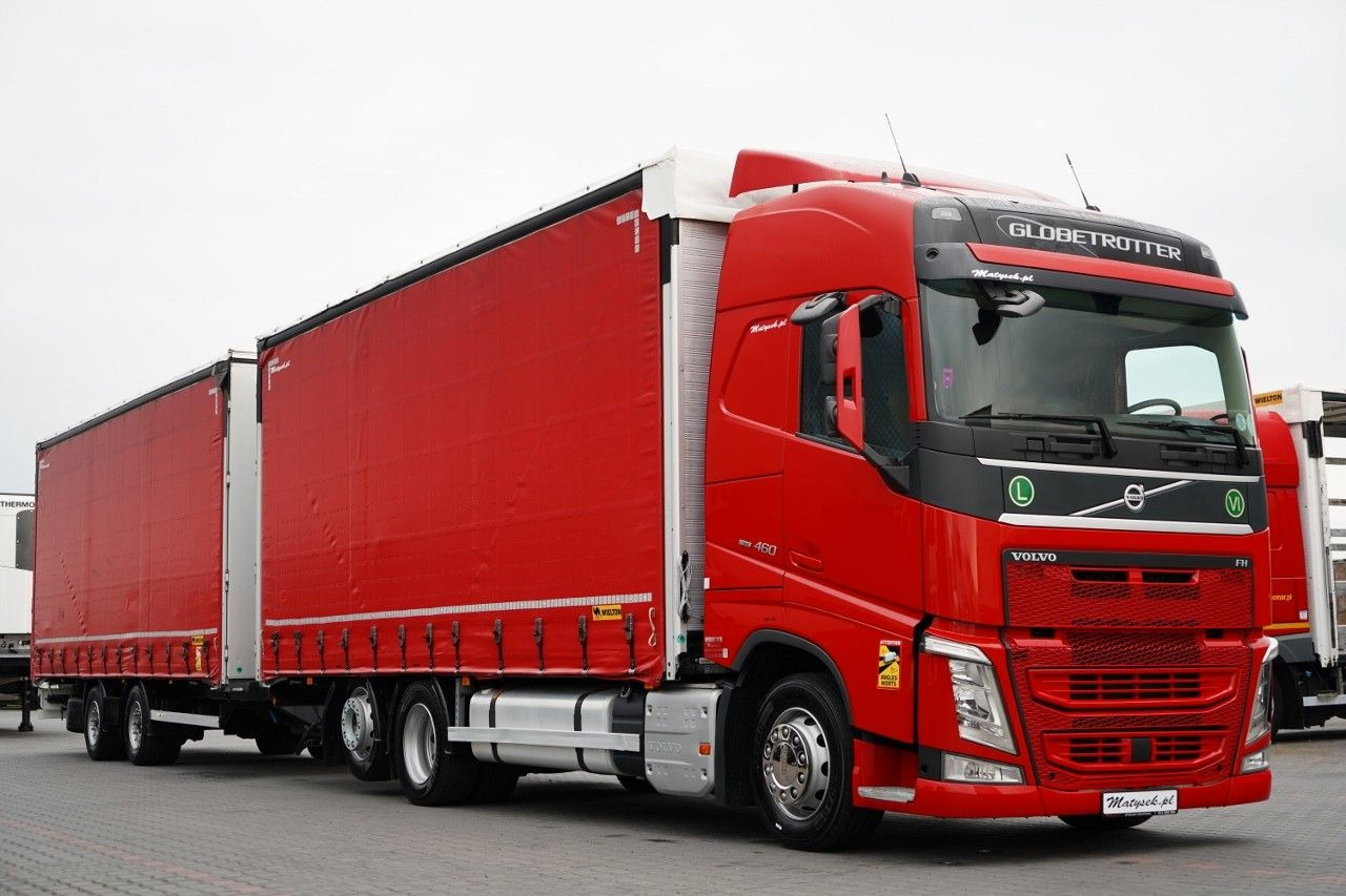 Volvo FH 460 / ZESTAW TANDEM / 120 M3 / PRZEJAZDOWY / - Curtain side truck: picture 4 Volvo FH 460 / ZESTAW TANDEM / 120 M3 / PRZEJAZDOWY / - Curtain side truck: picture 4