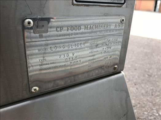 Food processing equipment CP Food machinery Long slicer fish slicer: picture 6